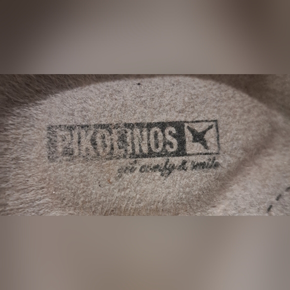 Pikolinos Granada Tan Leather Boho Neutral Casual Boho Mule Clog Shoe SZ 8.5 - Picture 9 of 9